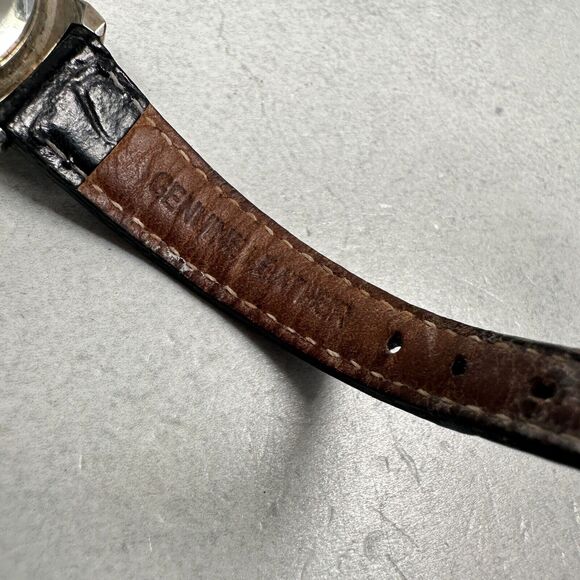 Carriage Timex Watch Womens 24mm Date Indiglo White Dial Silver Tone New Battery - Picture 8 of 11